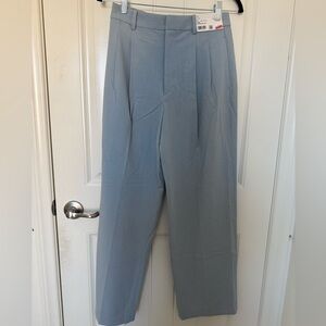 New with Tags Uniqlo Pleated Wide Pants in Blue